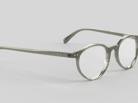 Case Closed Eyewear Glasses 3D Model