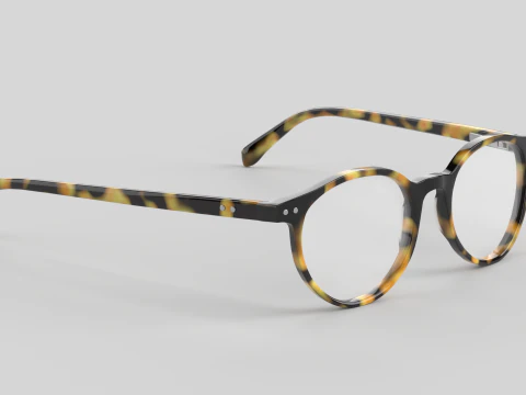 Case Closed Eyewear Glasses 3D Model