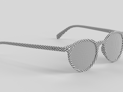 Case Closed Eyewear Glasses 3D Model