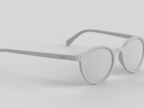 Case Closed Eyewear Glasses 3D Model