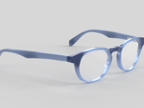 स्पष्ट रूप से आईवियर चश्मा 3D मॉडल