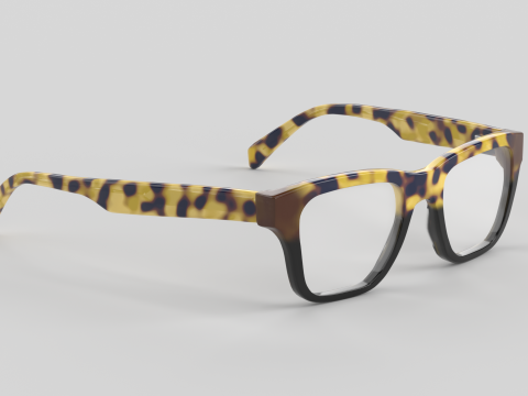 Kvetcher Eyewear Glasses 3D मॉडल