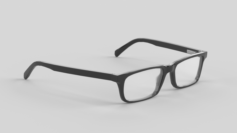 Cruncher Eyewear Glasses 3D Модель .c4d .max .obj .3ds .fbx .stl .blend
