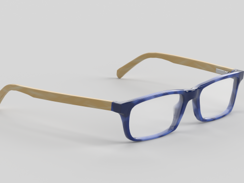 Cruncher Eyewear Glasses 3D Модель