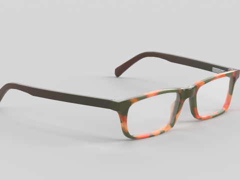 Cruncher Eyewear Glasses 3D Модель