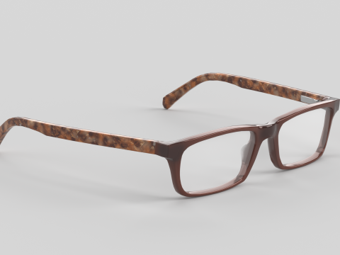 Cruncher Eyewear Glasses 3D Модель