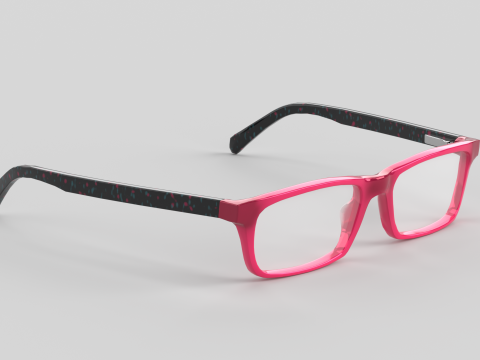 Cruncher Eyewear Glasses 3D Модель