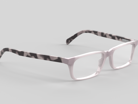 Cruncher Eyewear Glasses 3D Модель