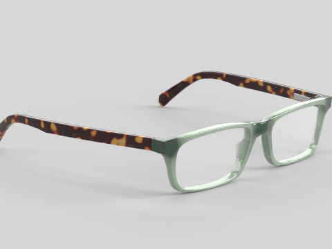 Cruncher Eyewear Glasses 3D Модель