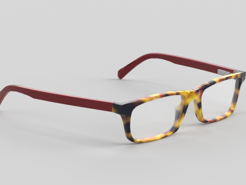 Cruncher Eyewear Glasses 3D Модель