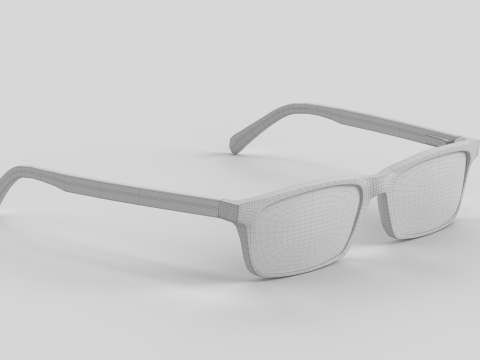 Cruncher Eyewear Glasses 3D Модель
