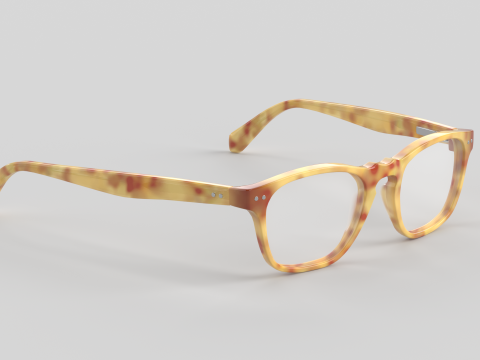 Old Sport Eyewear Glasses 3D Model