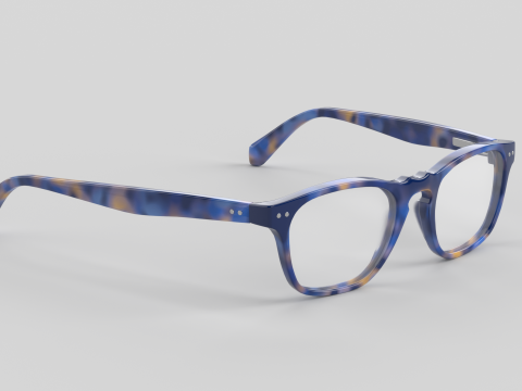 Old Sport Eyewear Glasses 3D Model