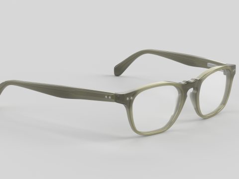 Old Sport Eyewear Glasses 3D Model