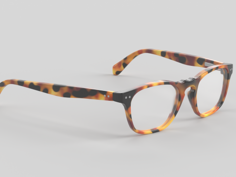 Old Sport Eyewear Glasses 3D Model