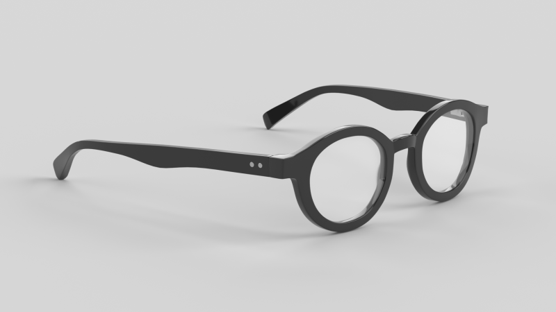 TV Party Eyewear Glasses 3D Modell .c4d .max .obj .3ds .fbx .stl .blend