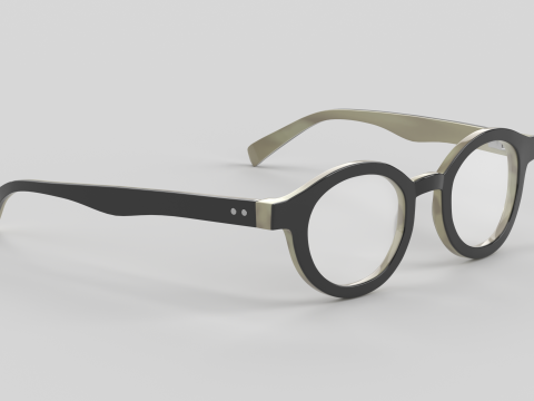 TV Party Eyewear Glasses 3D Modell