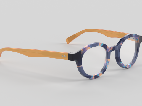 TV Party Eyewear Glasses 3D Modell