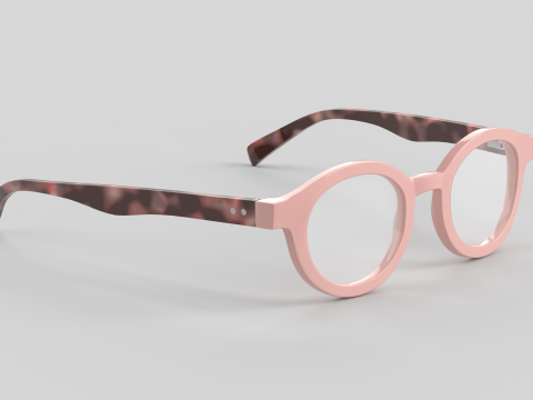 TV Party Eyewear Glasses 3D Modell