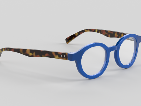 TV Party Eyewear Glasses 3D Modell