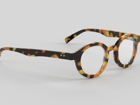 TV Party Eyewear Glasses 3D Modell