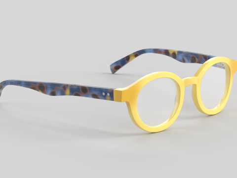 TV Party Eyewear Glasses 3D Modell