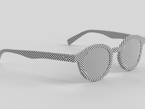 TV Party Eyewear Glasses 3D Modell