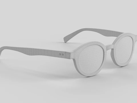 TV Party Eyewear Glasses 3D Model