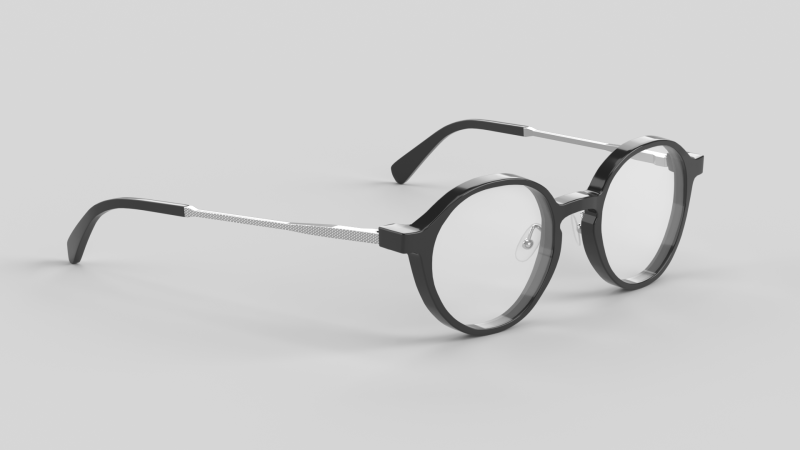 Golden Age Eyewear Glasses Modello 3D .c4d .max .obj .3ds .fbx .stl .blend