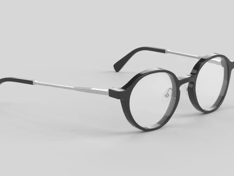 Óculos da Era de Ouro Modelo 3D