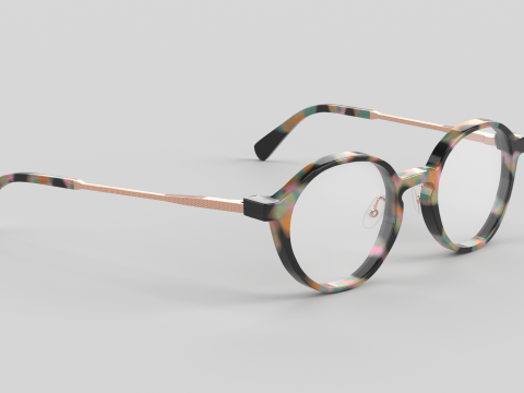 Golden Age Eyewear Glasses Modello 3D