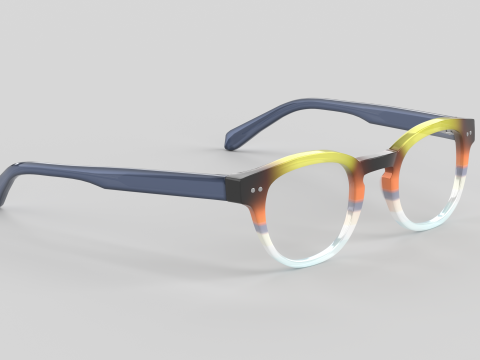 Waylaid Eyewear Glasses 3D Модель