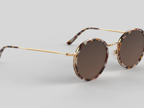 Amsterdam Eyewear Glasses 3D Model
