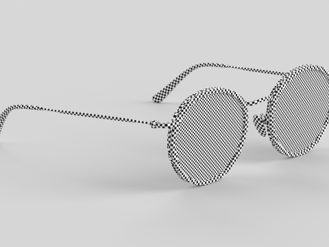 Amsterdam Eyewear Glasses 3D मॉडल