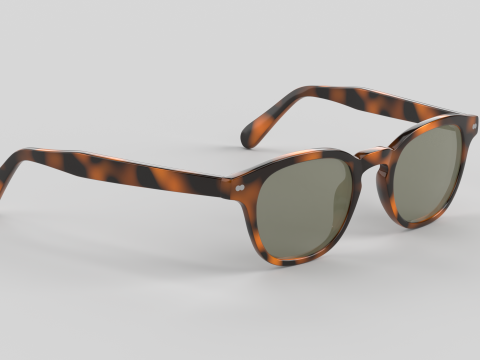 Paloma Eyewear Glasses 3D मॉडल