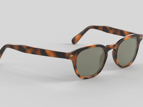 Paloma Eyewear Glasses 3D Model