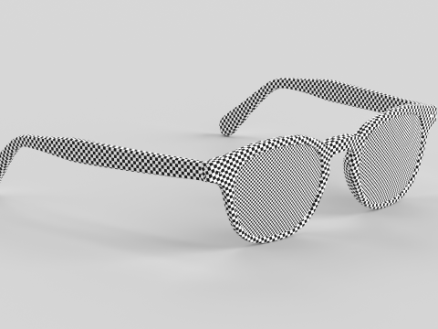 Paloma Eyewear Glasses 3D मॉडल