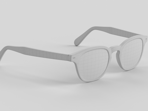 Paloma Eyewear Glasses 3D मॉडल