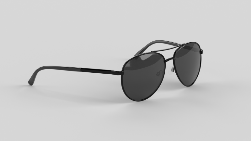 Crux Eyewear Glasses 3D Model .c4d .max .obj .3ds .fbx .stl .blend 