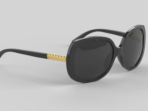 Negen West Eyewear-brillen 3D Model