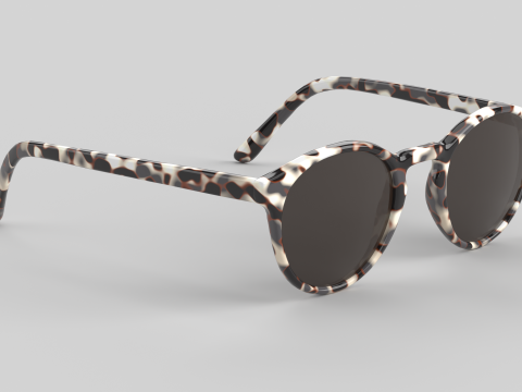Trendy Eyewear Glasses 3Dモデル