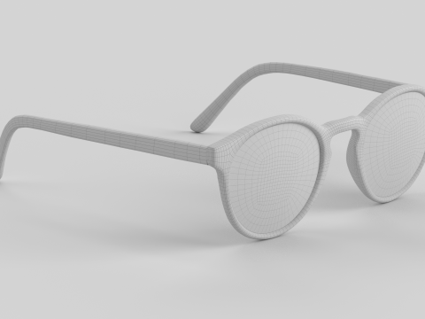 Trendy Eyewear Glasses 3Dモデル