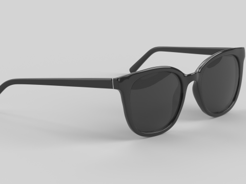 Cateye Eyewear Glasses 3D मॉडल
