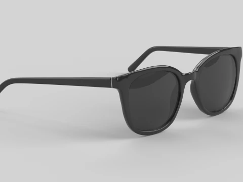 Óculos Cateye Modelo 3D