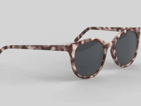 Cateye Eyewear Glasses 3D Model