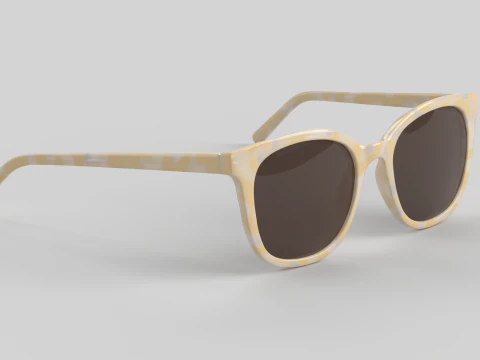 Cateye Eyewear Glasses 3D Model