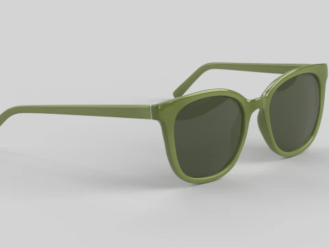 Cateye Eyewear Glasses 3D Model