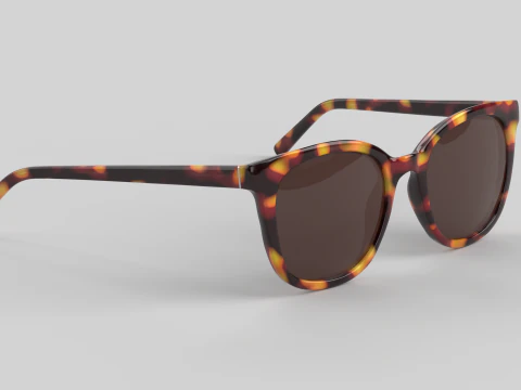 Cateye Eyewear Glasses 3D Model
