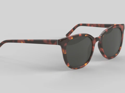 Cateye Eyewear Glasses 3D Model