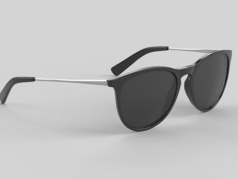 Pilot Eyewear Glasses 3D Model